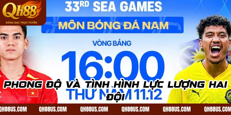 Phong độ và tình hình lực lượng hai đội