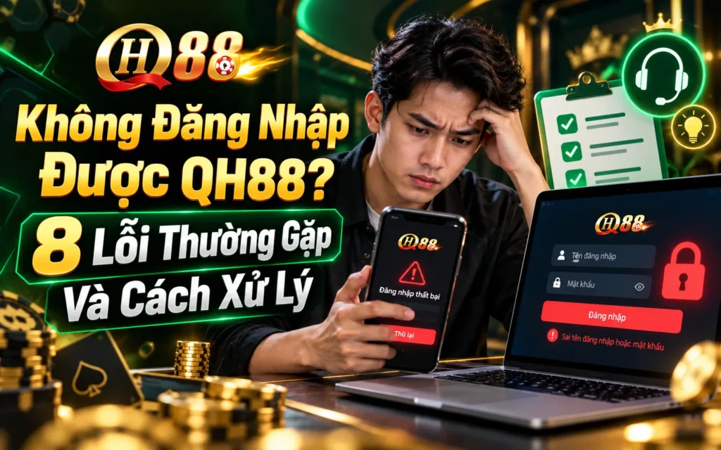 Khắc Phục Lỗi Đăng Nhập QH88